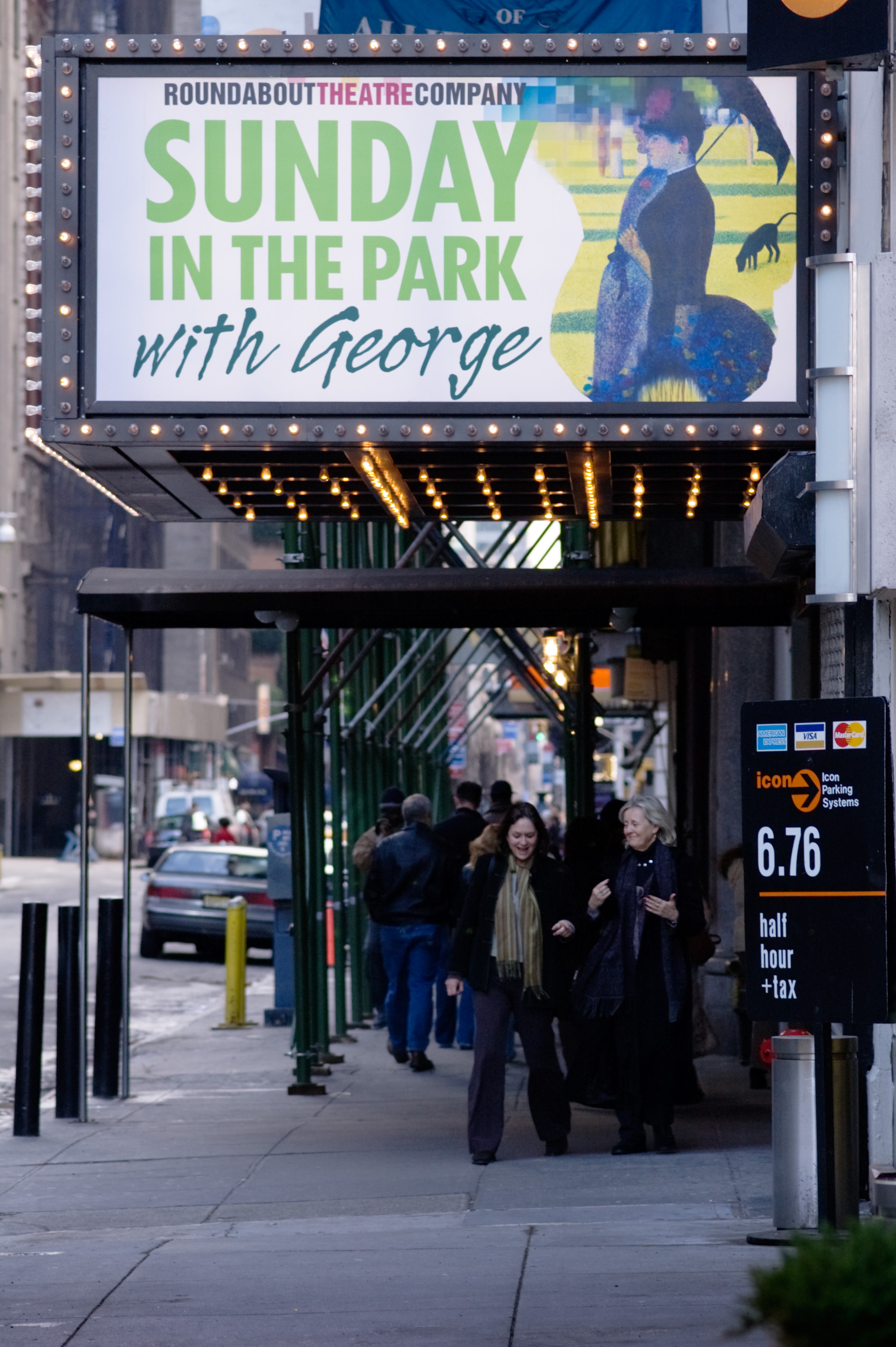 The Rocky Horror Show na Broadway 2026 no Studio 54 Fachada do Studio 54 em Nova York, teatro que recebe The Rocky Horror Show na Broadway em 2026
