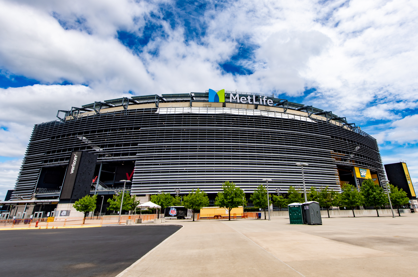 MetLife Stadium: vista externa do maior estádio da NFL em Nova Jersey