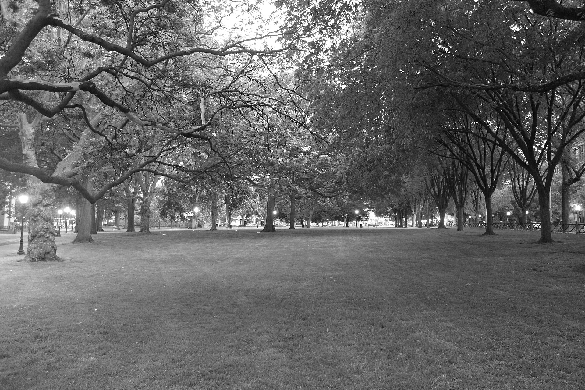 Ruas historicas do centro de New Haven Connecticut