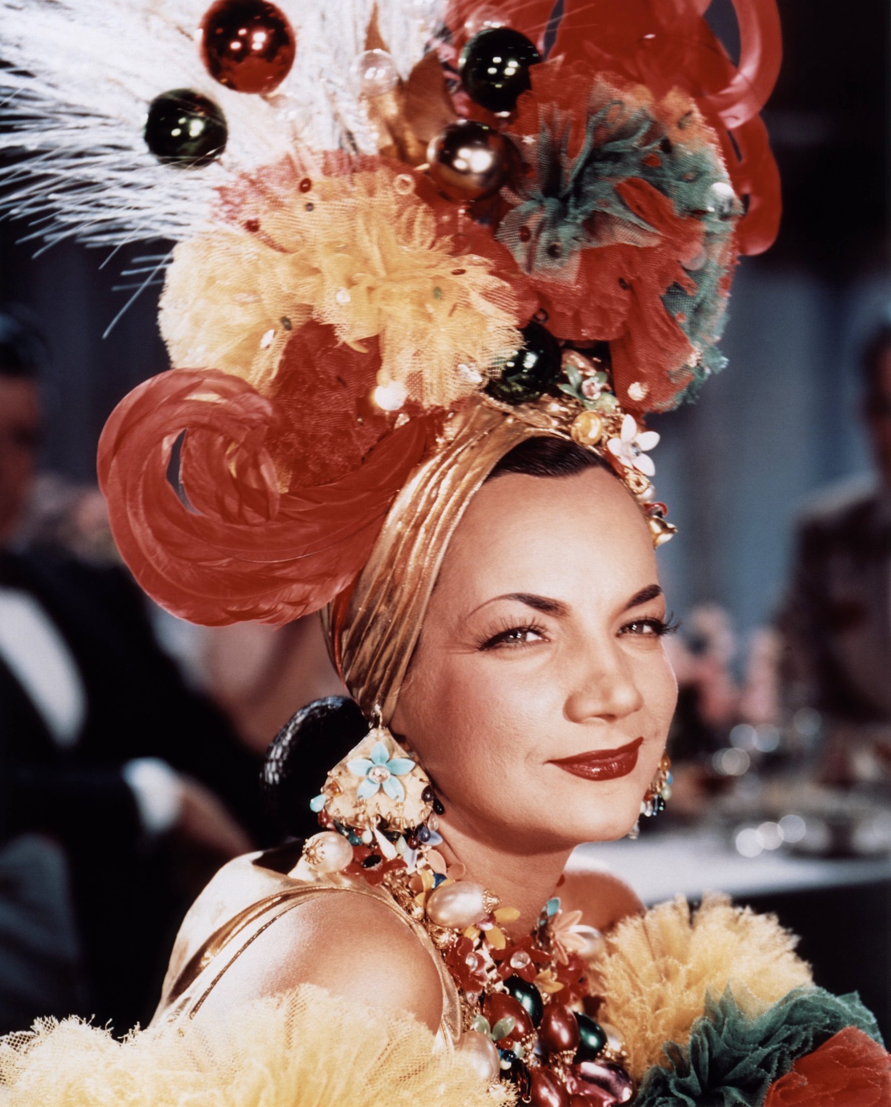 Carmen Miranda em cena de 'That Night in Rio' (1941)